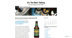 Desktop Screenshot of beertalking.wordpress.com