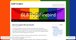 Desktop Screenshot of glbtfirebird.wordpress.com
