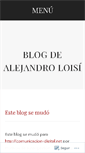 Mobile Screenshot of alejandroloisi.wordpress.com