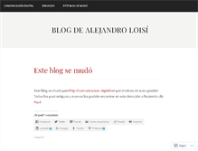 Tablet Screenshot of alejandroloisi.wordpress.com