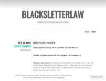 Tablet Screenshot of blacksletterlaw.wordpress.com