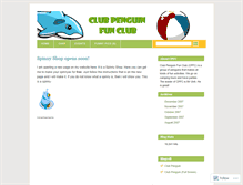 Tablet Screenshot of clubpenguinfunclub.wordpress.com