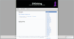 Desktop Screenshot of endablog.wordpress.com