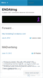 Mobile Screenshot of endablog.wordpress.com