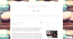 Desktop Screenshot of delightinpink.wordpress.com