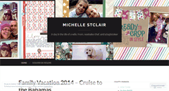 Desktop Screenshot of michellestclair.wordpress.com