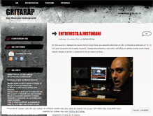 Tablet Screenshot of gritarap.wordpress.com