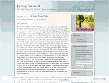 Tablet Screenshot of fallforward.wordpress.com