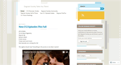 Desktop Screenshot of degrassisociety.wordpress.com