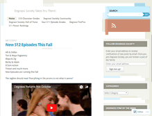 Tablet Screenshot of degrassisociety.wordpress.com