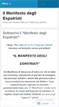 Mobile Screenshot of manifestoespatriati.wordpress.com