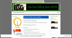 Desktop Screenshot of duhocdongson.wordpress.com