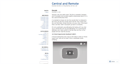 Desktop Screenshot of centralandremote.wordpress.com
