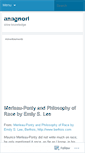 Mobile Screenshot of anagnori.wordpress.com