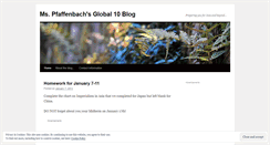 Desktop Screenshot of pfaffglobal10.wordpress.com