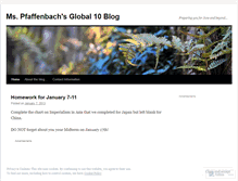 Tablet Screenshot of pfaffglobal10.wordpress.com