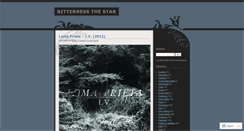 Desktop Screenshot of bitternessthestar.wordpress.com