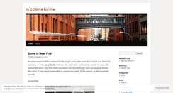 Desktop Screenshot of inoptimaforma.wordpress.com