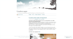 Desktop Screenshot of lissabonsagen.wordpress.com