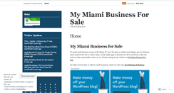 Desktop Screenshot of mybusinessforsale.wordpress.com