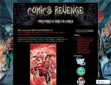 Tablet Screenshot of comicsrevenge.wordpress.com