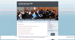 Desktop Screenshot of lacunynewsmay09.wordpress.com