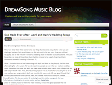 Tablet Screenshot of dreamsongmusic.wordpress.com