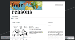 Desktop Screenshot of fourreasons.wordpress.com