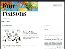 Tablet Screenshot of fourreasons.wordpress.com