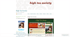 Desktop Screenshot of highteasociety.wordpress.com