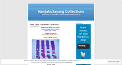 Desktop Screenshot of manjakusayang.wordpress.com