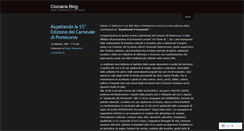 Desktop Screenshot of ciociaria.wordpress.com
