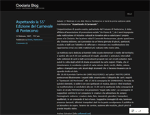Tablet Screenshot of ciociaria.wordpress.com