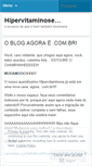 Mobile Screenshot of hipervitaminose.wordpress.com