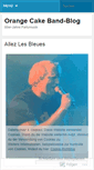 Mobile Screenshot of orangecakeband.wordpress.com