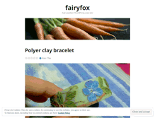 Tablet Screenshot of fairyfox.wordpress.com