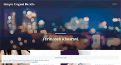 Desktop Screenshot of ferinoosh.wordpress.com