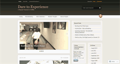 Desktop Screenshot of daretoexperience.wordpress.com