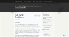 Desktop Screenshot of cisconinjanc.wordpress.com