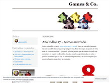 Tablet Screenshot of gamesandco.wordpress.com