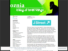 Tablet Screenshot of oznia.wordpress.com