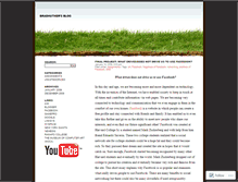 Tablet Screenshot of bradhuther.wordpress.com