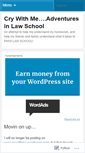 Mobile Screenshot of crywithme.wordpress.com
