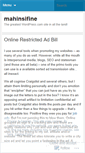 Mobile Screenshot of mahinsifine.wordpress.com