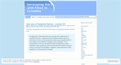 Desktop Screenshot of flex2colombia.wordpress.com