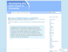 Tablet Screenshot of flex2colombia.wordpress.com
