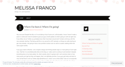 Desktop Screenshot of melfranco.wordpress.com