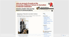 Desktop Screenshot of ketcmissourischoolofjournalismcentennial.wordpress.com