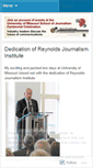 Mobile Screenshot of ketcmissourischoolofjournalismcentennial.wordpress.com
