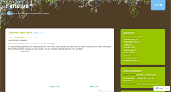 Desktop Screenshot of crummb.wordpress.com